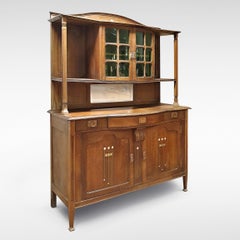 Arts & Crafts Movement Oak Sideboard in the Secessionist Style