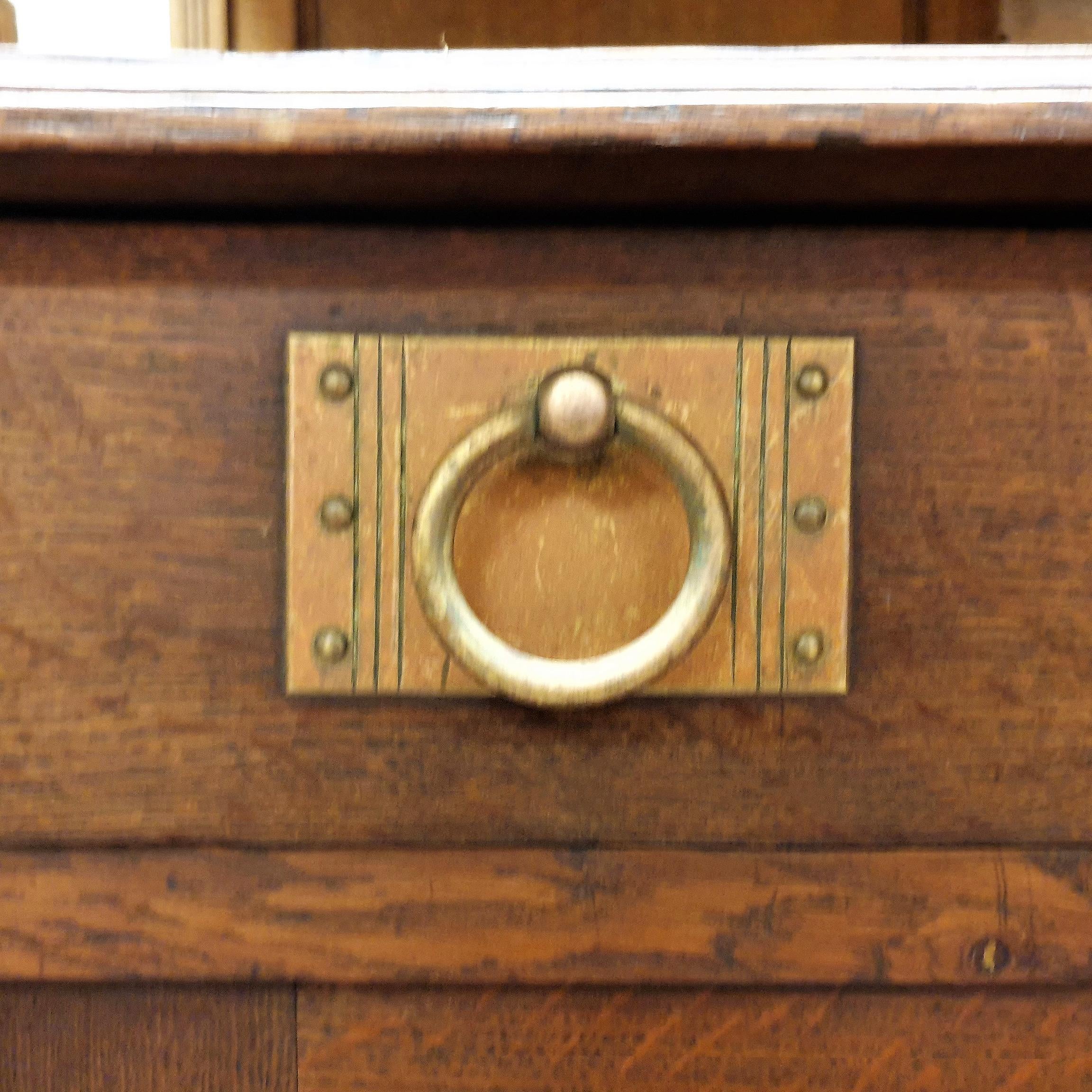 20th Century Arts & Crafts Movement Oak Sideboard in the Secessionist Style For Sale