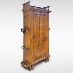 Arts & Crafts Movement Shapland & Petter Hall Wardrobe