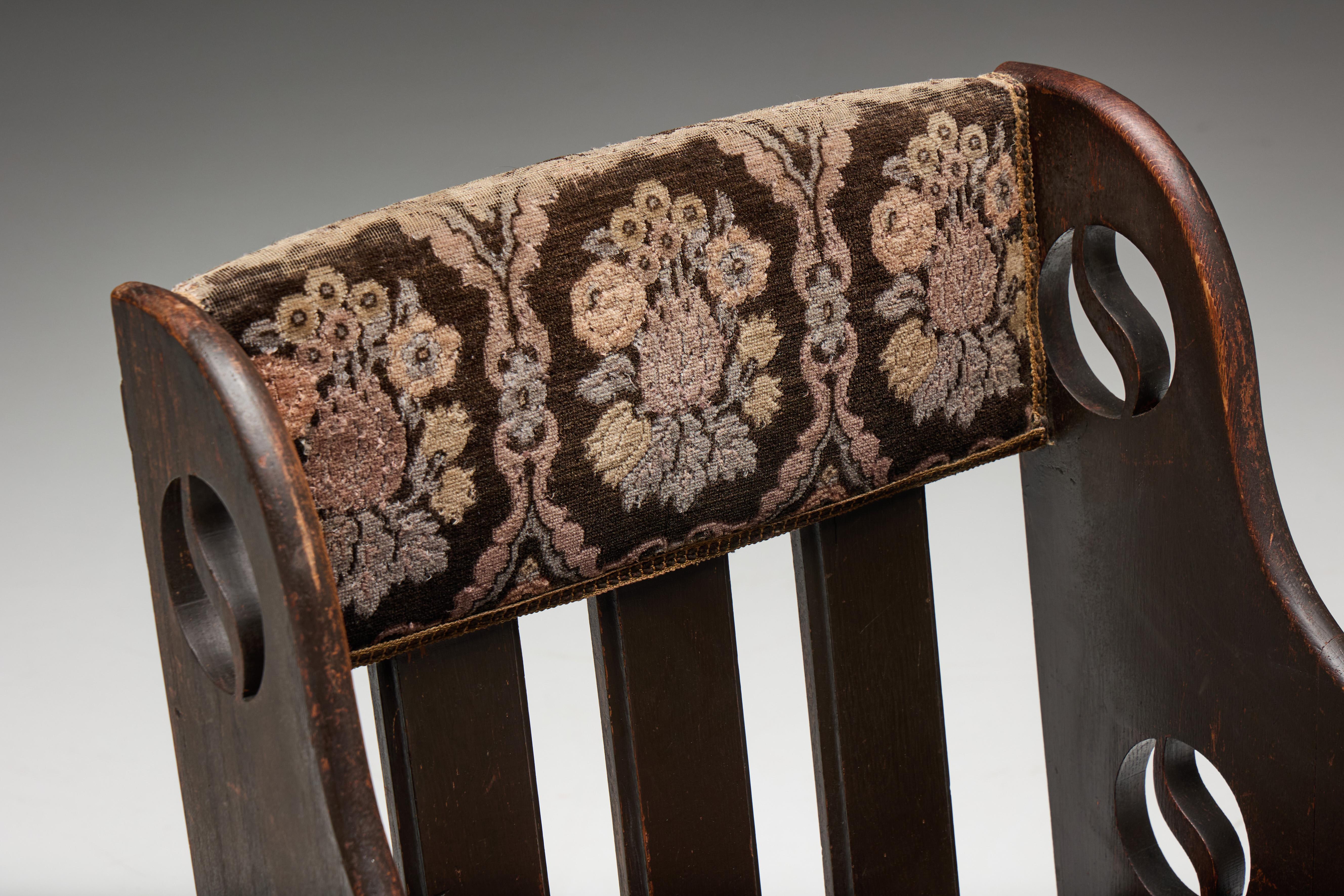 Arts and Crafts Oak Armchair, UK, 1900s For Sale 2