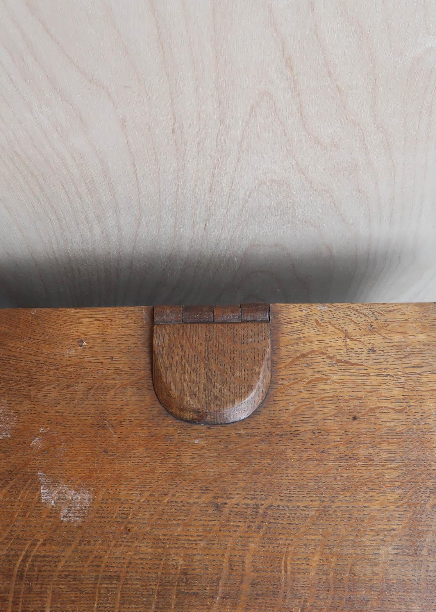 Arcón para mantas Arts and Crafts Oak, Inglés, Circa 1900 principios del siglo XX en venta