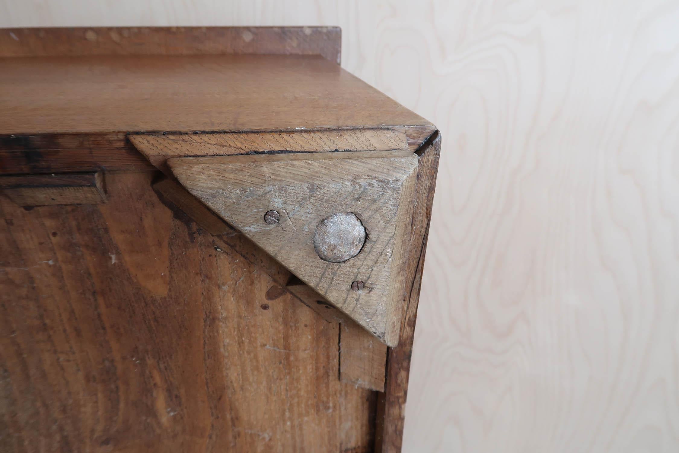 Arcón para mantas Arts and Crafts Oak, Inglés, Circa 1900 en venta 2