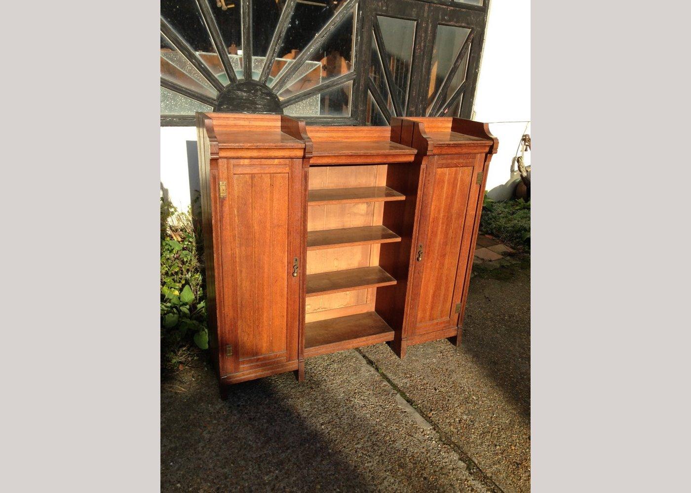 arts and crafts bookcase for sale