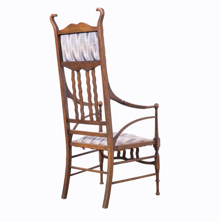 Arts and Crafts Oak Chair From J. S. Henry, 1890s For Sale at 1stdibs