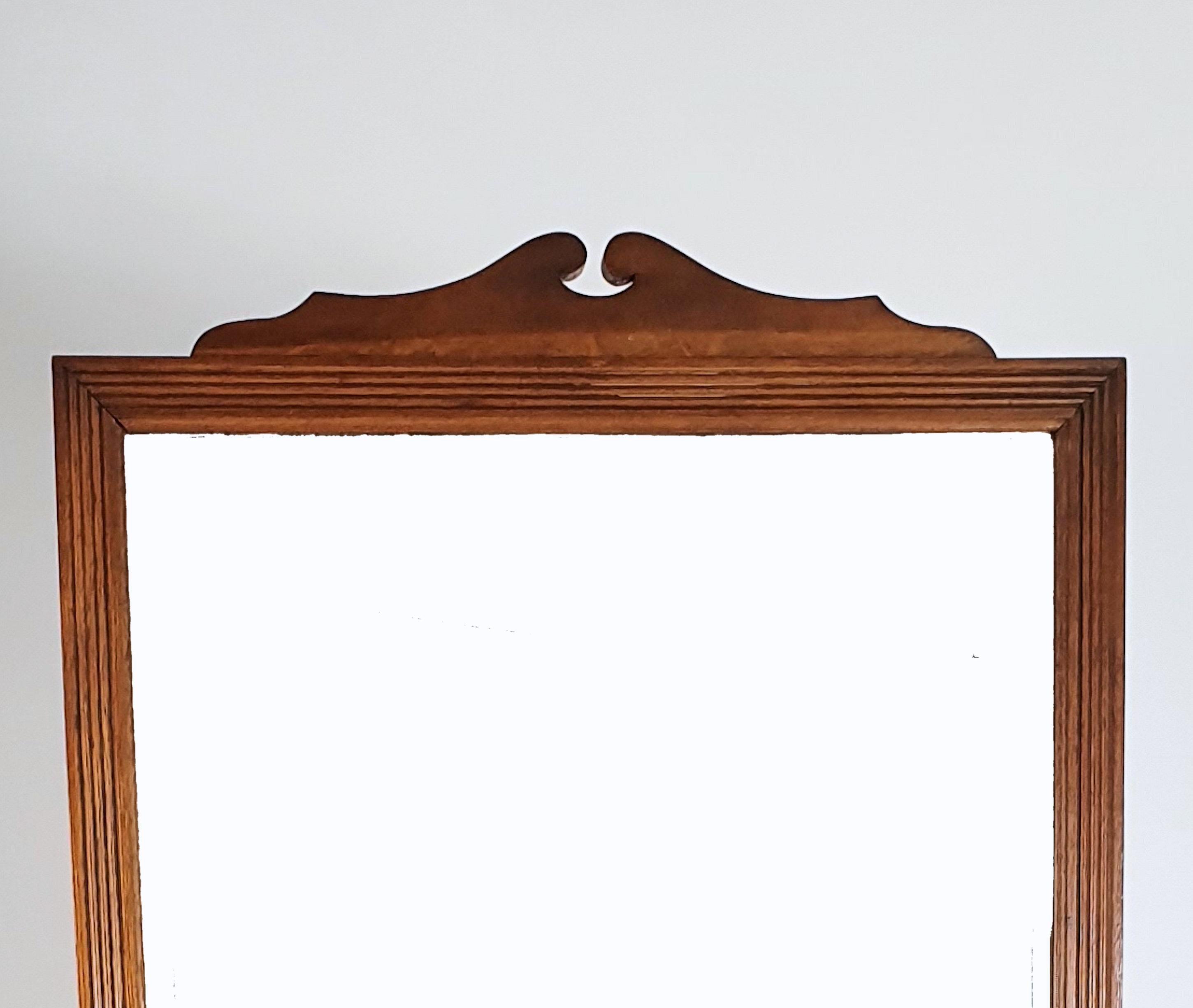 Arts and Crafts Arts & Crafts Oak Chevalier Mirror For Sale