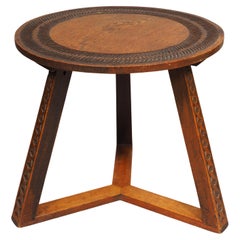 Arts And Crafts Oak Occasional Table