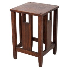 Arts and Crafts Oak Side Table