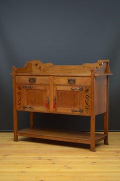Arts and Crafts Oak Sideboard