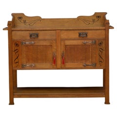 Arts and Crafts Sideboard aus Eichenholz