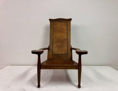 Arts and Crafts Oak Studio Chair by Arthur Simpson of Kendal, circa 1910
