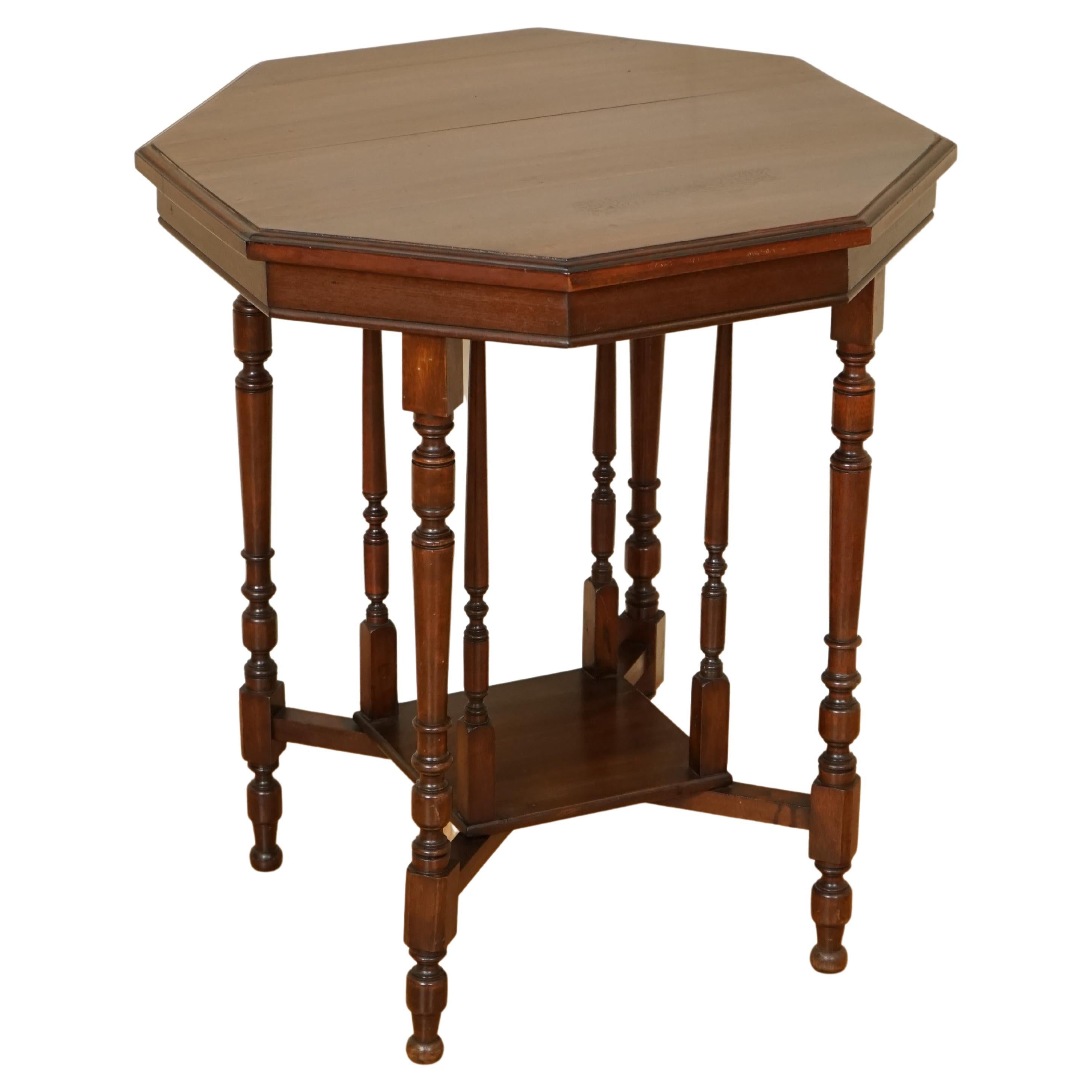 Octagonal End Table For Sale at 1stDibs