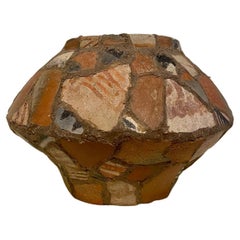 Antique Arts and Crafts Period Pot Made From Ancient Anasazi Shards, circa 1910