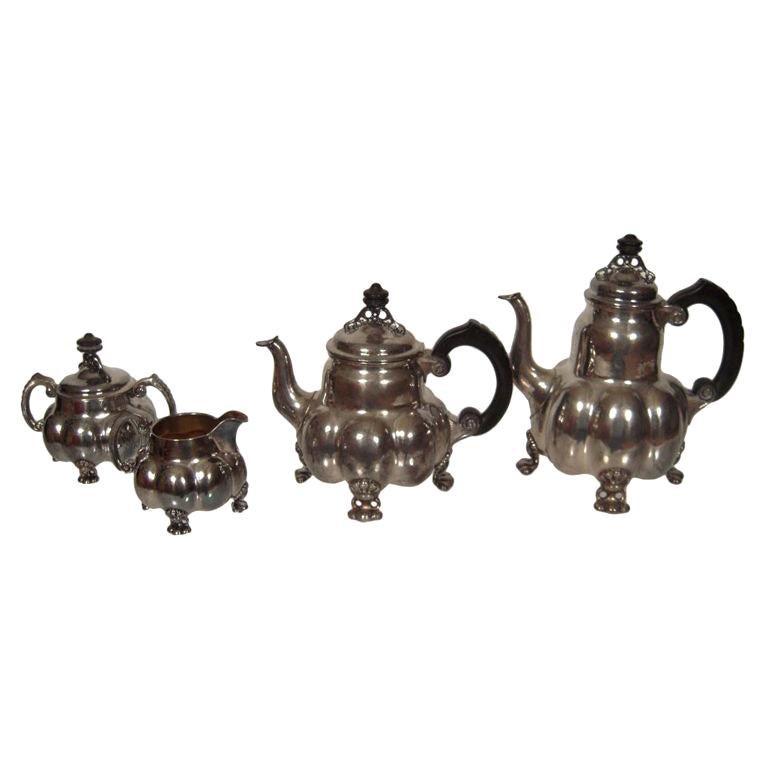 Arts and Crafts Period Silver Tea and Coffee Service 