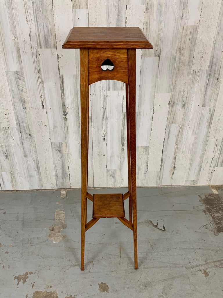 Arts and Crafts Plant stand For Sale at 1stDibs