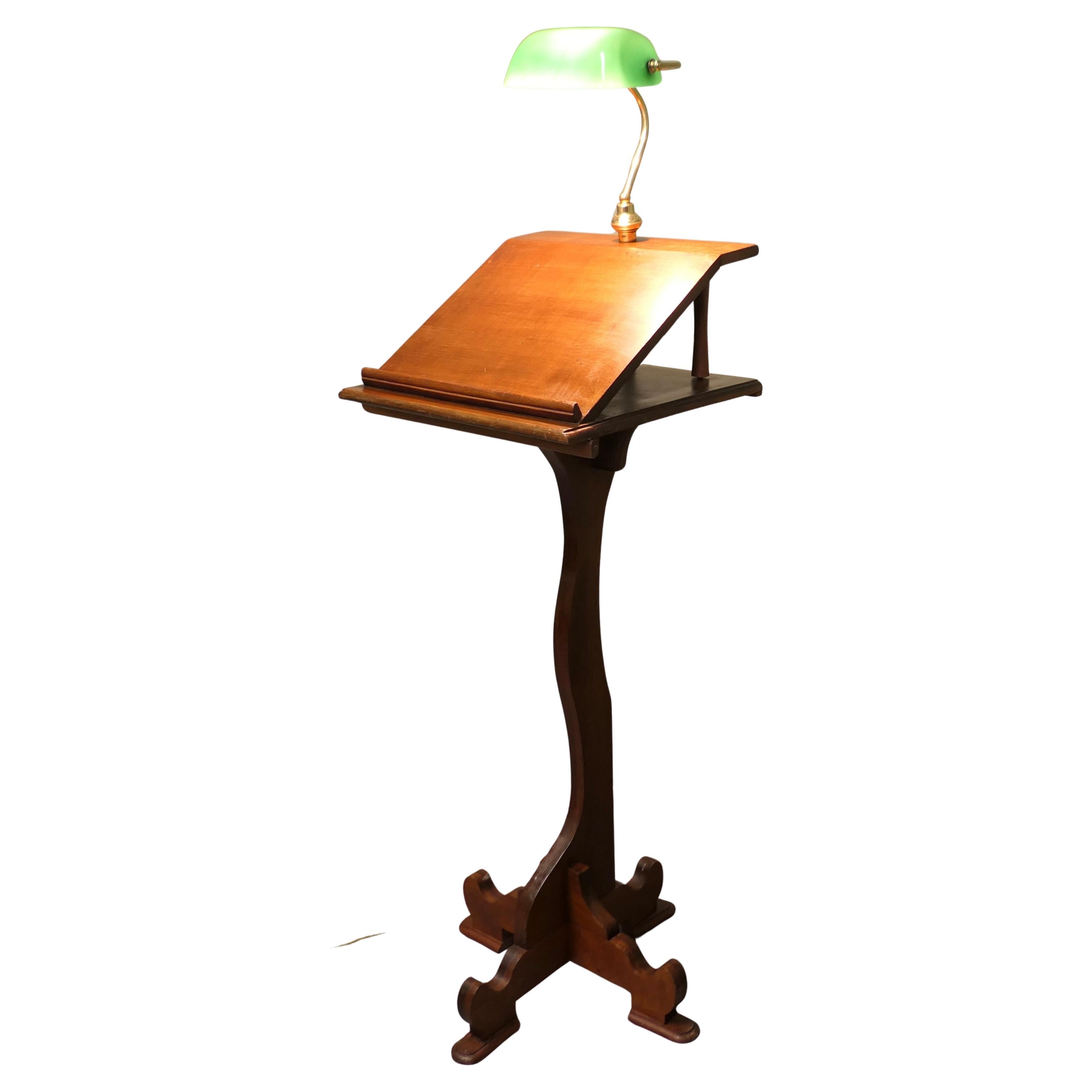 Arts and Crafts Restaurant Reception Station Greeter, with Light For Sale