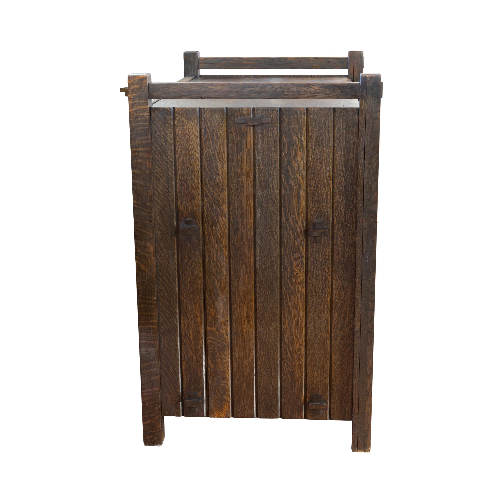 Arts and Crafts Roll-Top-Schreibtisch (Kanadisch) im Angebot
