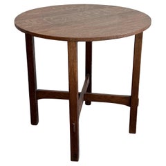 Table ronde Arts and Crafts de Gustav Stickley