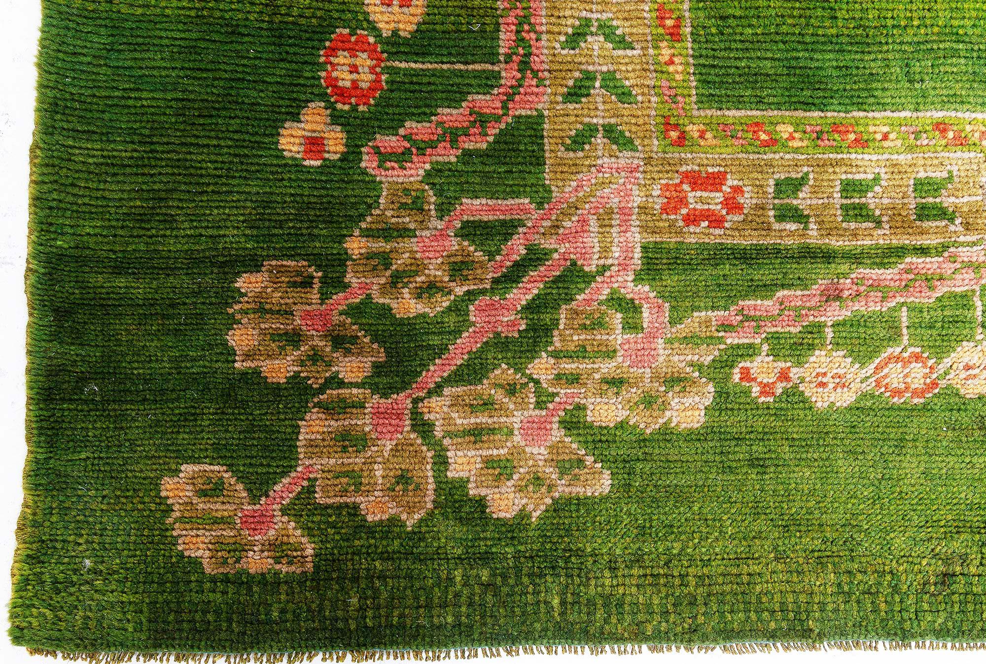 Wool Arts and Crafts Rug Doris Leslie Blau For Sale