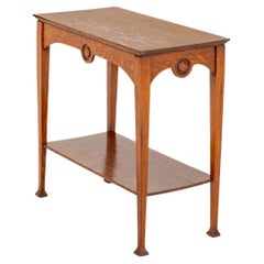 Arts and Crafts Side Table Occasional Oak
