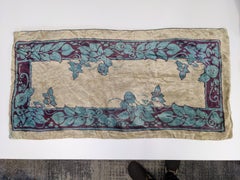 Arts and Crafts Silk Velvet Runner