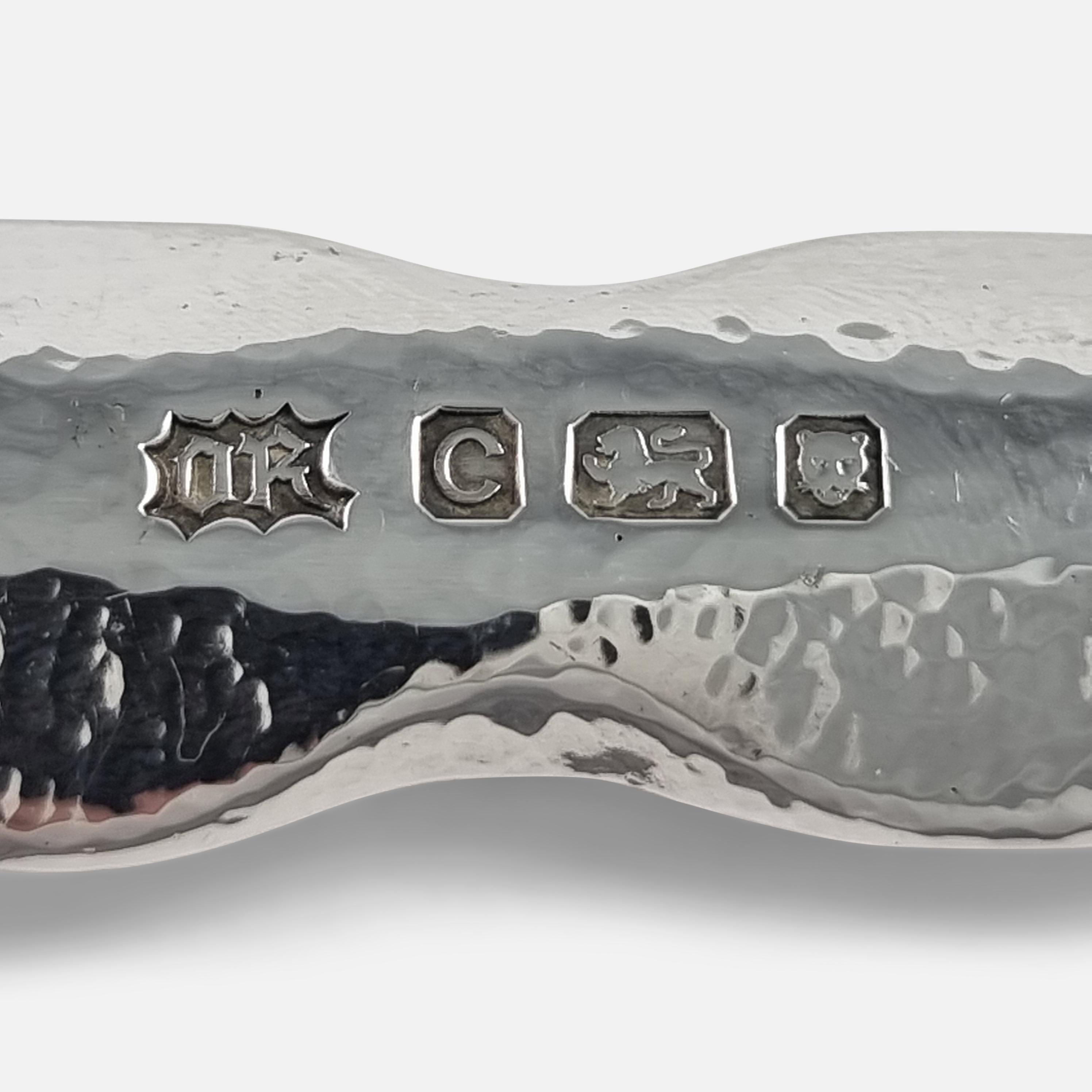 Cuchillo de papel de plata Arts & Crafts, Omar Ramsden, 1938 Plata esterlina en venta