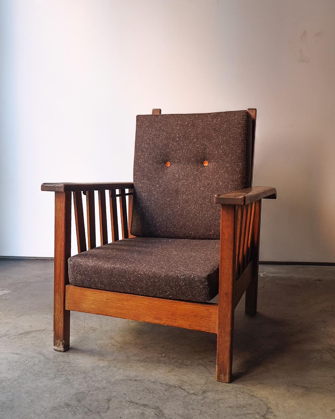 Tissu Fauteuil à lattes Arts and Crafts en vente