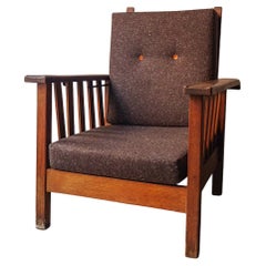 Arts and Crafts Slatted Armchair