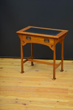 Table d'appoint / écritoire en Oak massif Arts and Crafts