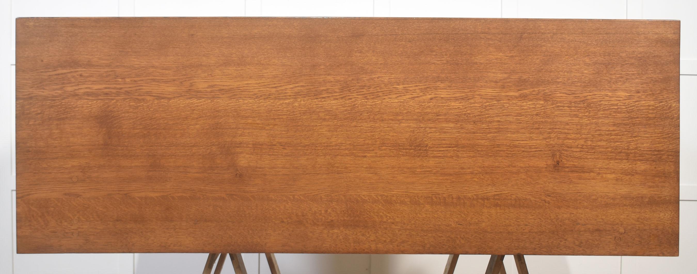 Arts and Crafts Solid Oak Sideboard For Sale 6