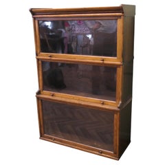 Antique Arts and Crafts Stacking Barristers Bookcase or Filing Cabinet