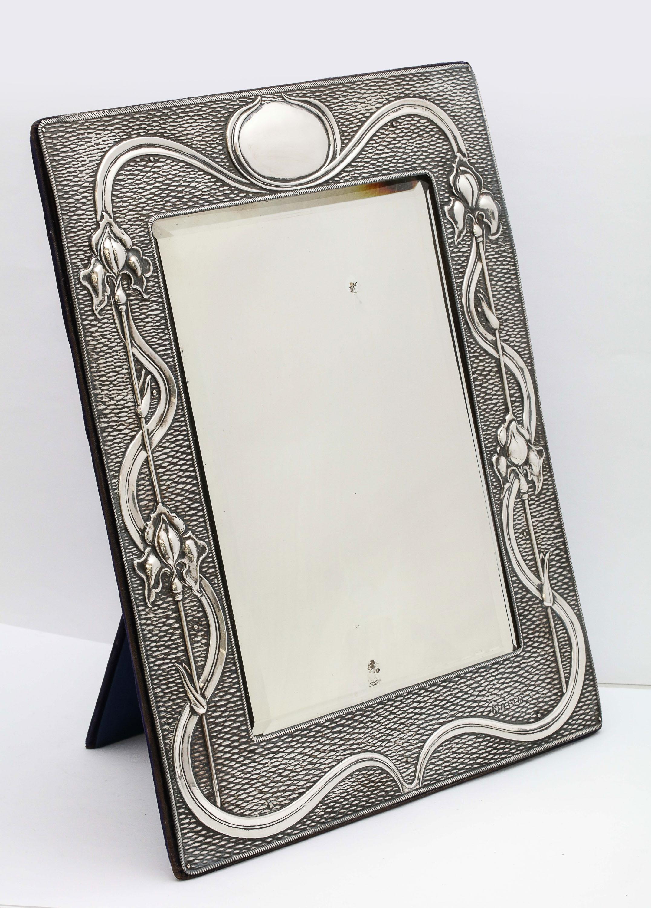 Arts & Crafts Sterling Silver-Mounted Table Mirror, by A. & J. Zimmerman 9