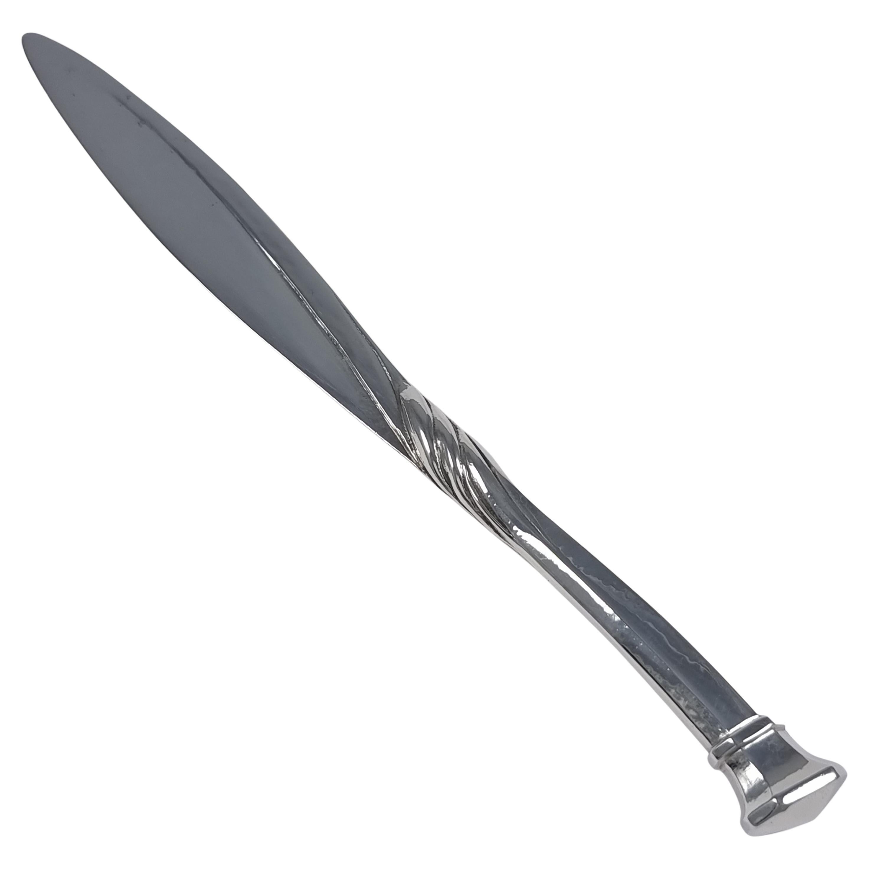 Arts and Crafts Sterling Silver Paper Knife, Omar Ramsden and Alwyn Carr, 1913 For Sale