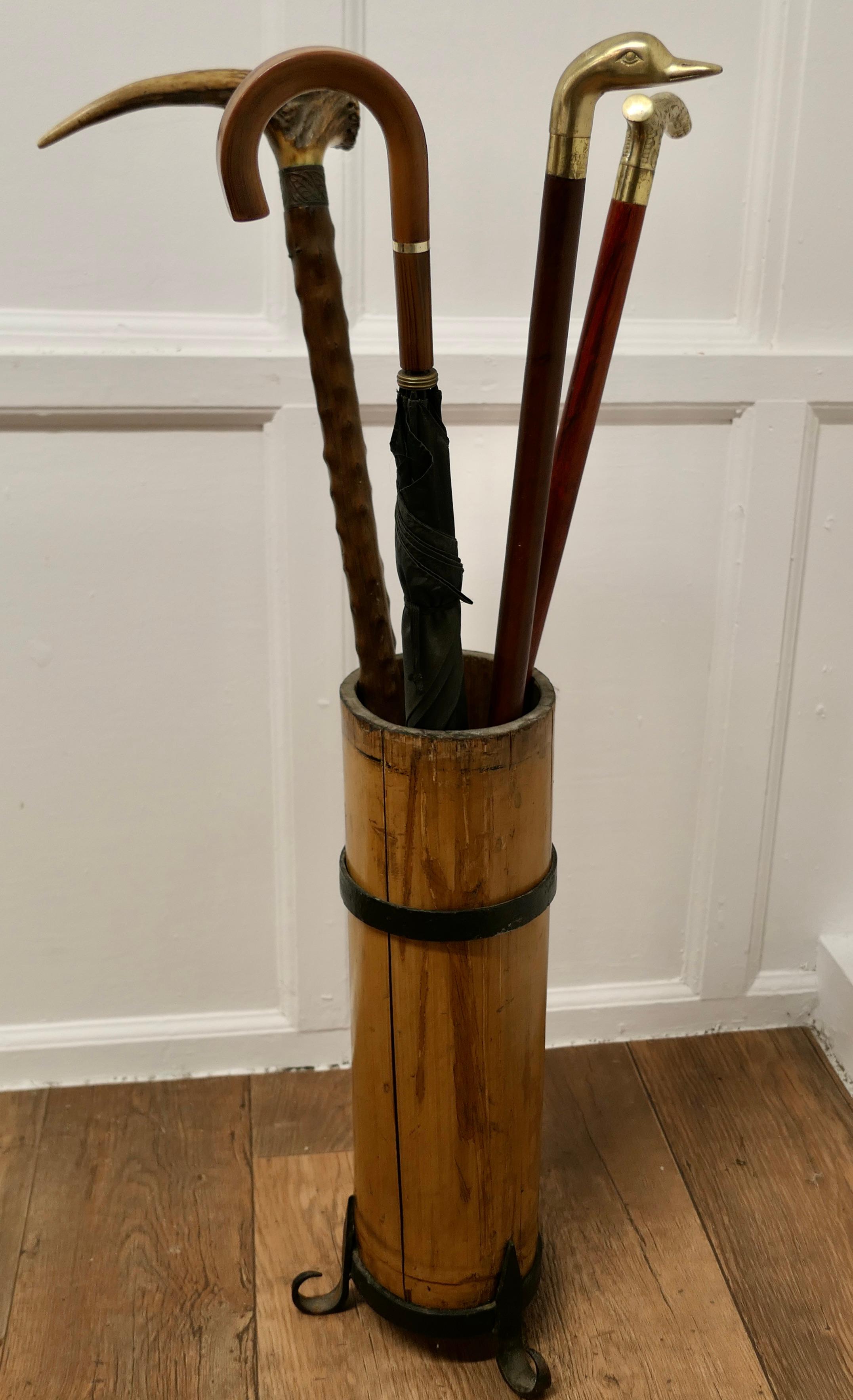 Bambou Support de bâton artisanal en bambou géant en vente
