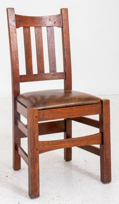 Arts & Crafts Stickley Style Oak Side Chair