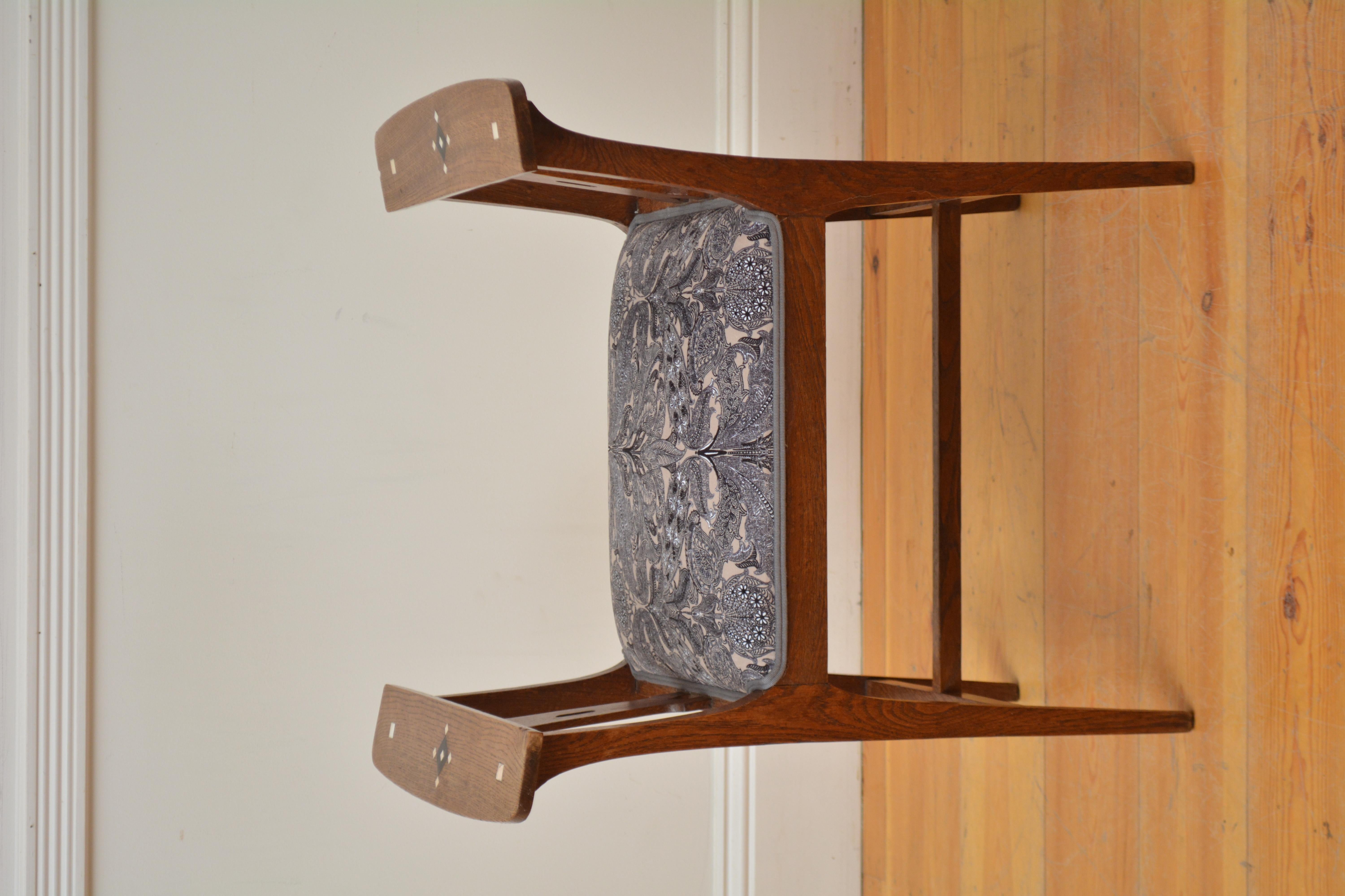 Taburete Arts and Crafts de Roble en venta 5