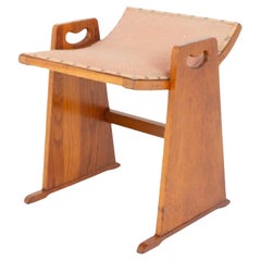 Arts And Crafts Stool Oak Piano
