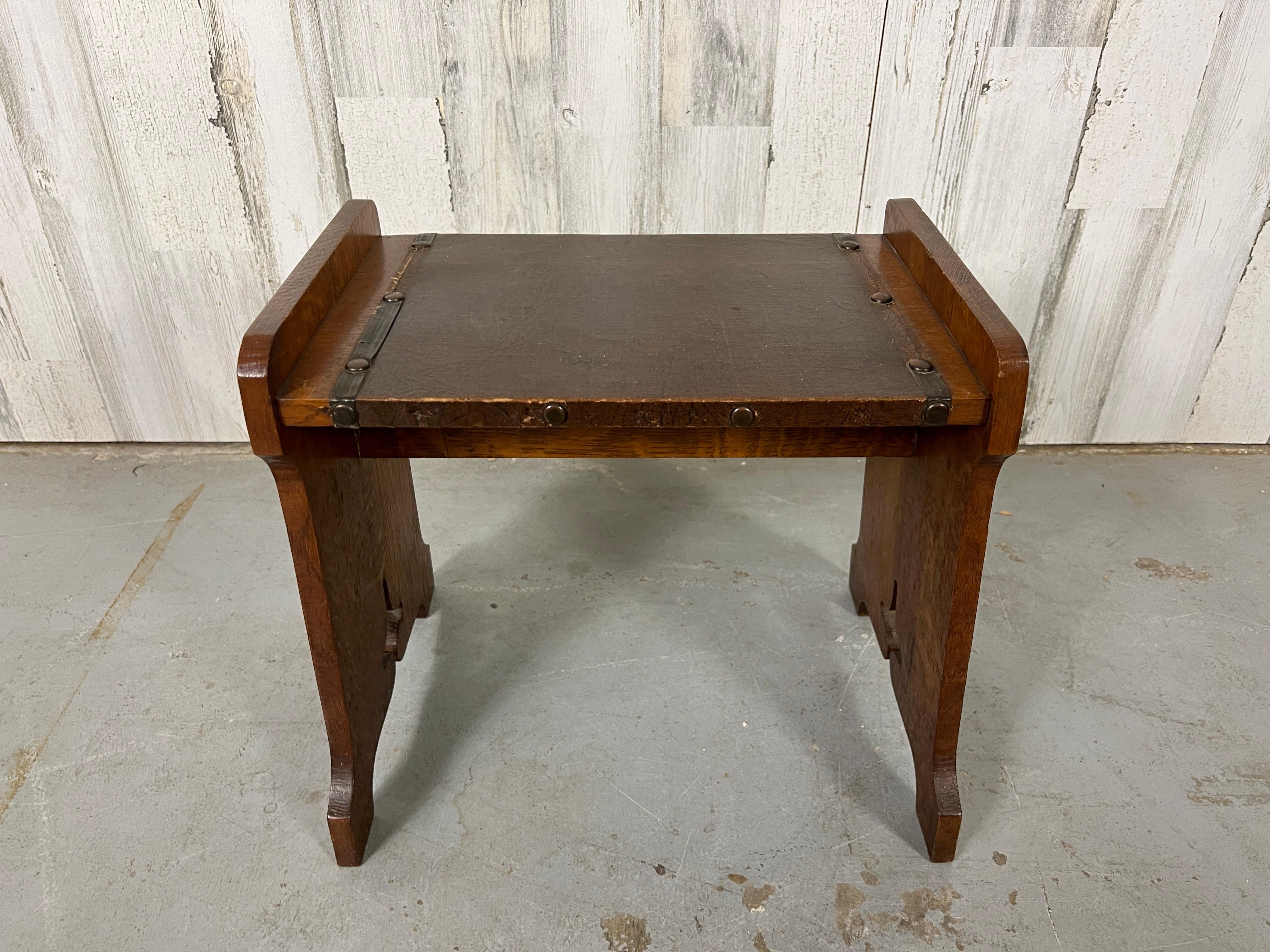 20th Century Arts and Crafts Stool /Table  For Sale