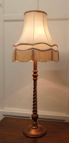 Arts and Crafts Style Half Standard Lamp This Is a Very Attractive Piece