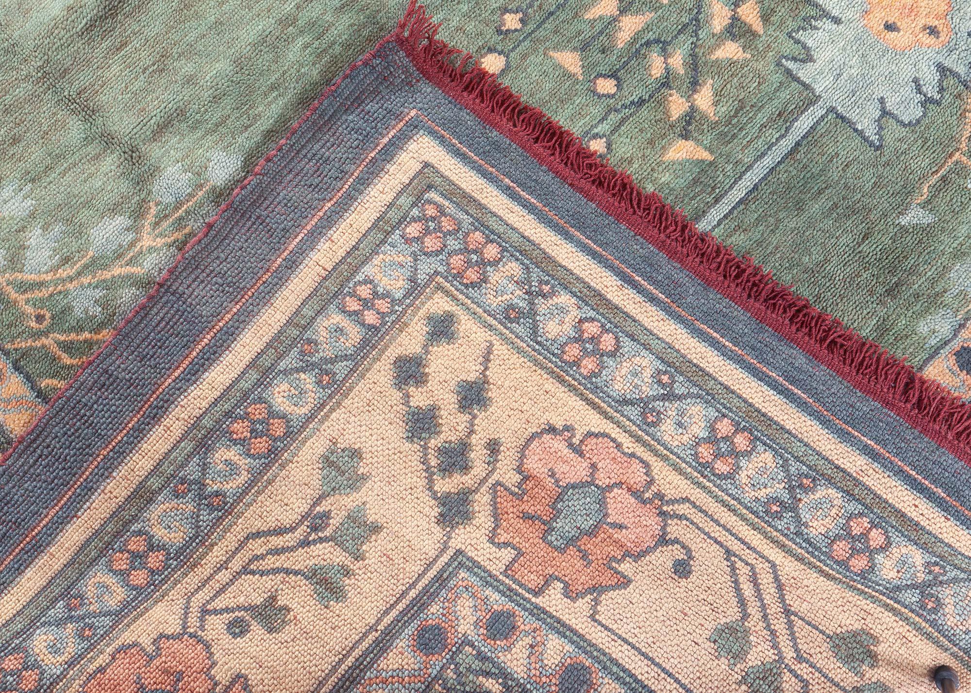 Contemporary Arts And Crafts Style Rug by Doris Leslie Blau For Sale