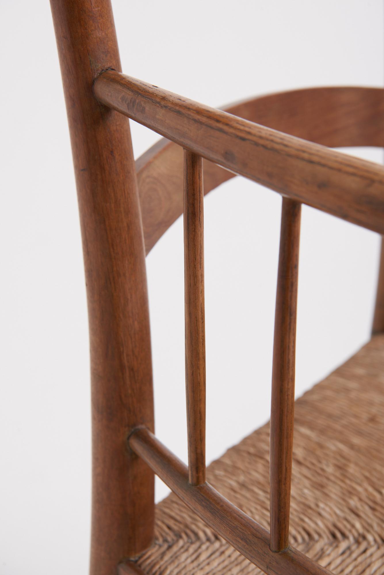 Arts and Crafts Sussex Chair For Sale 5