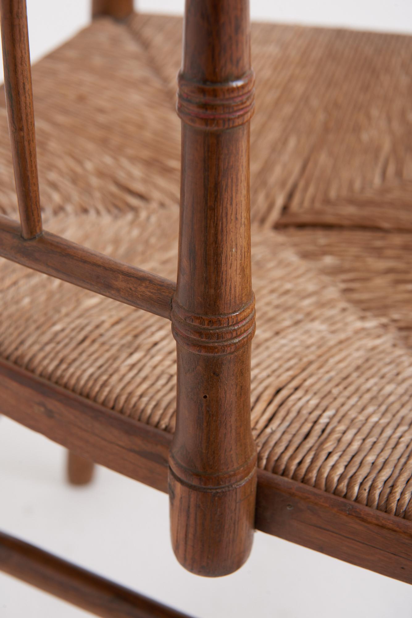 Arts and Crafts Sussex Chair For Sale 6