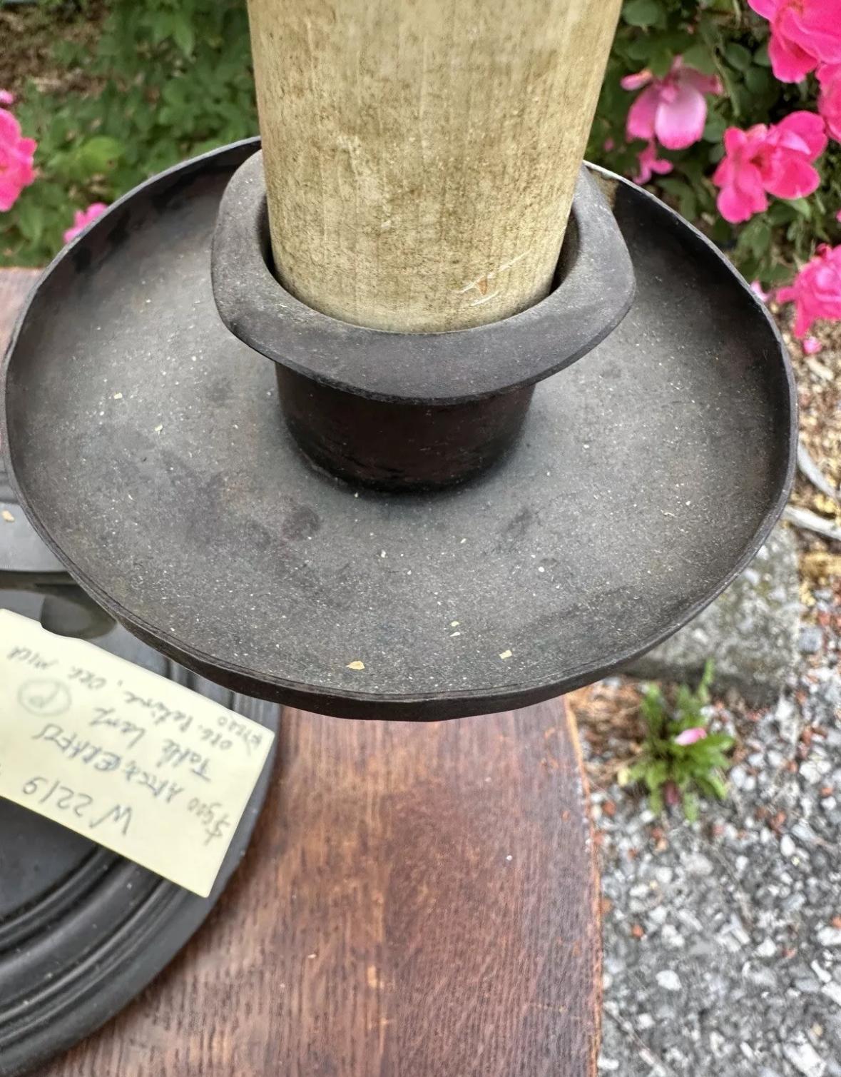 American A& c  Table Lamp - Stickley era with PERIOD MICA - W2219  A SPECIAL SALE For Sale
