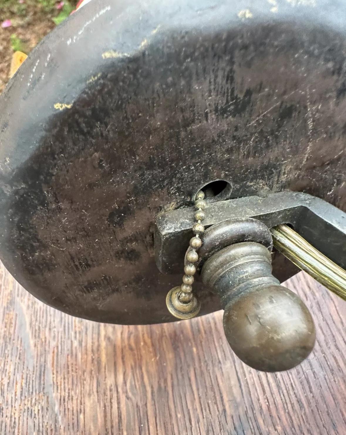 20th Century A& c  Table Lamp - Stickley era with PERIOD MICA - W2219  A SPECIAL SALE For Sale
