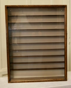 Arts & Crafts / Table Top Wall Hanging Collectors Display Cabinet