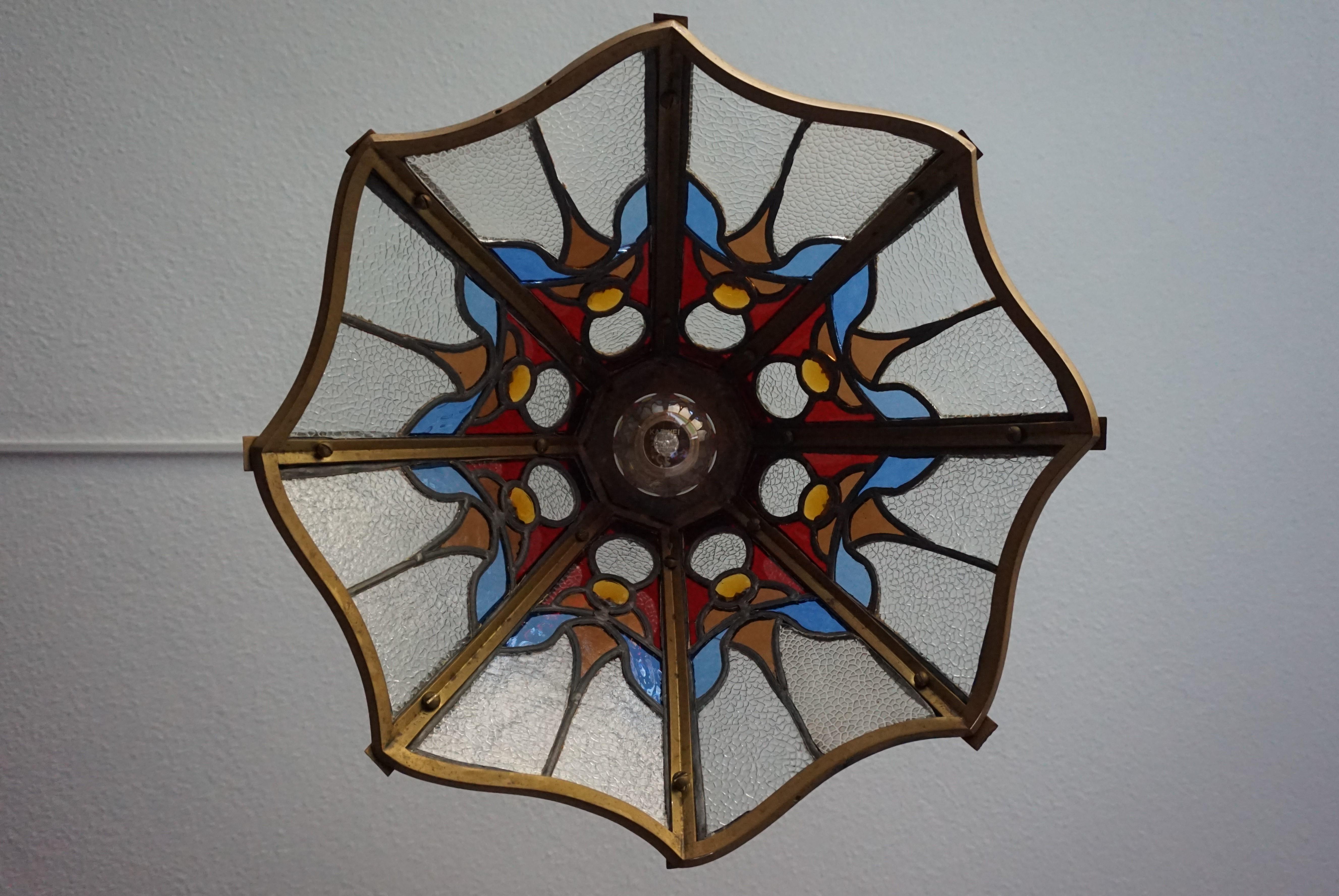 stained glass light fixture