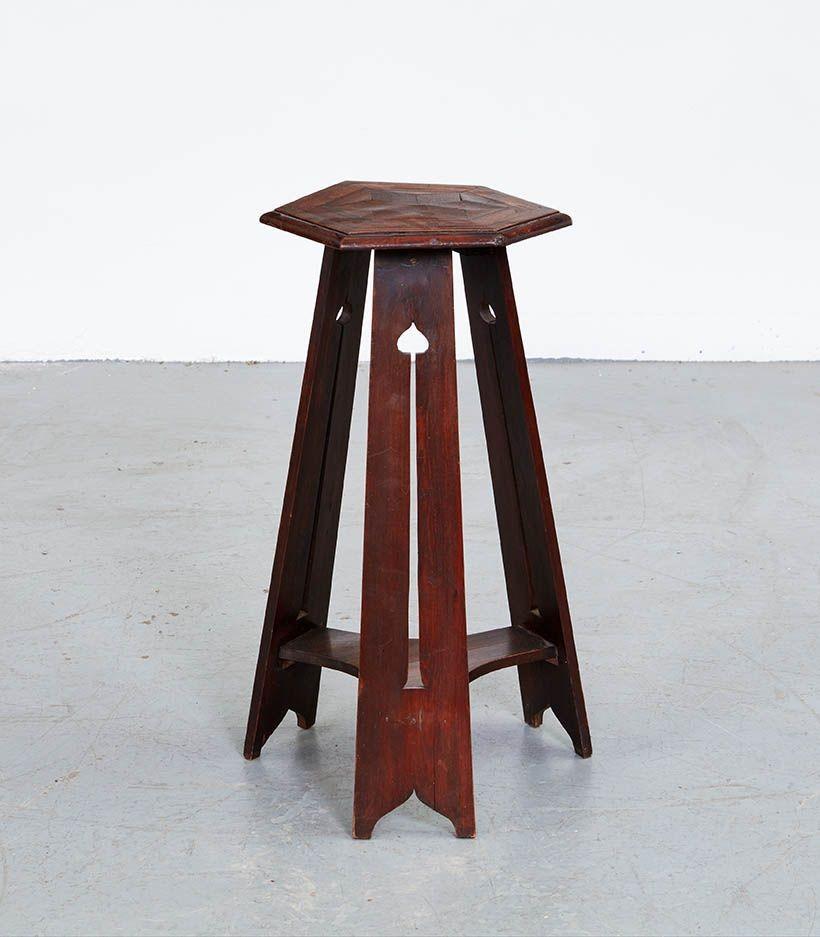20th Century Arts and Crafts Tripod Table