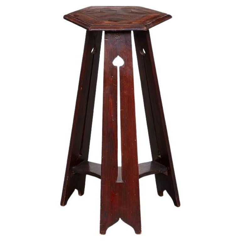 Arts and Crafts Tripod Table, 1915