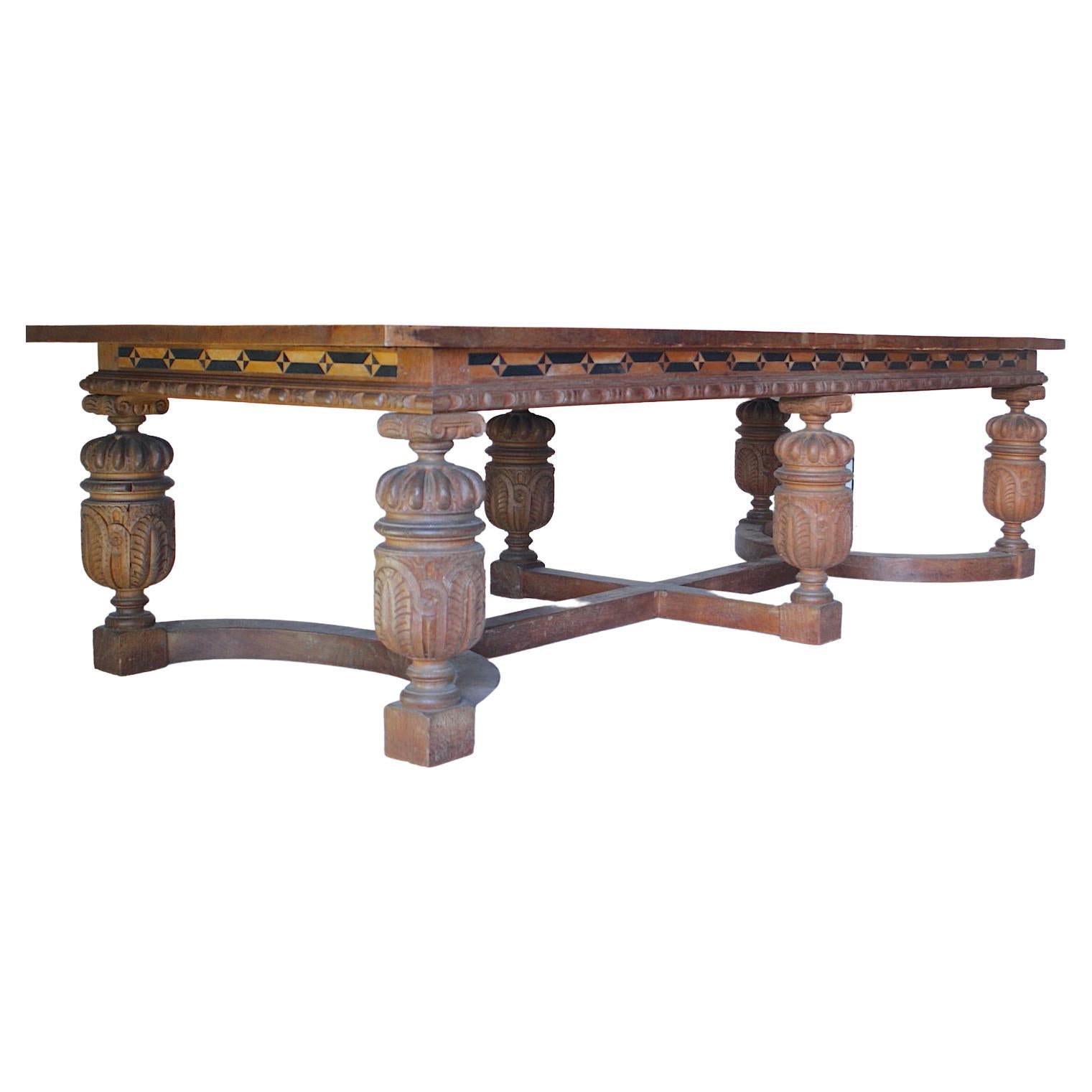 English Arts and Crafts Refectory Table For Sale at 1stDibs