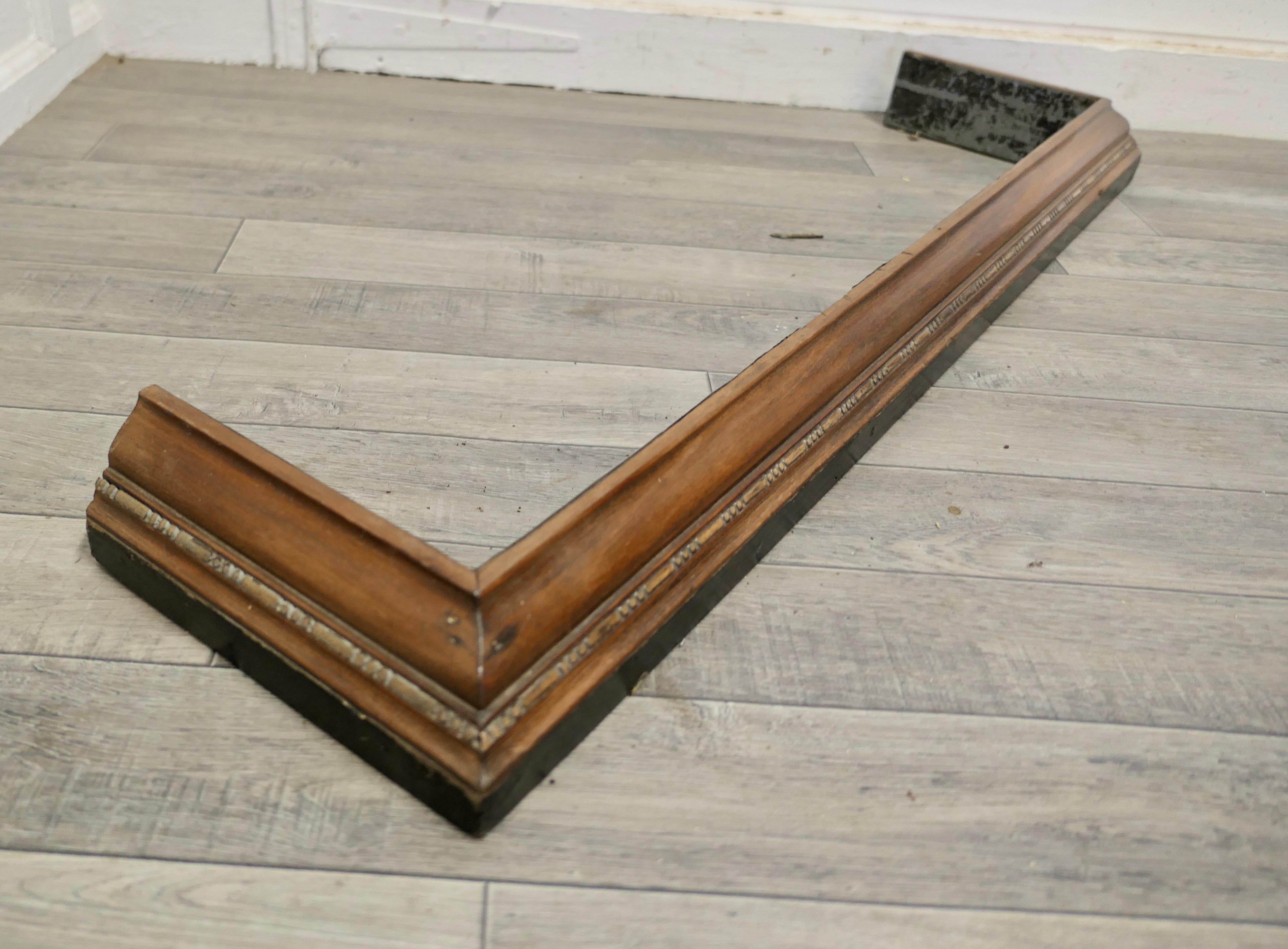 Arts and Crafts Walnut Fender, Fire Surround For Sale 1