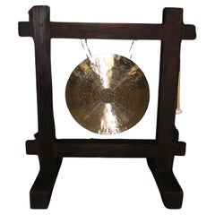 Arts and Crafts Walnut Gong